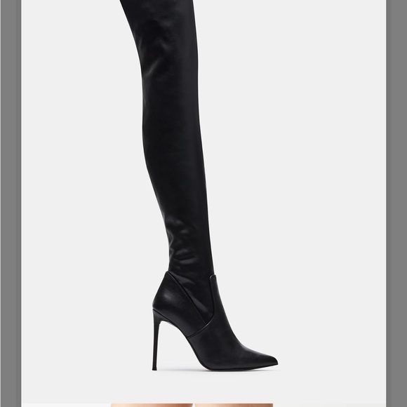 Steve Madden Thigh High Boots - VAVA BLACK PARIS - Picture 4 of 14